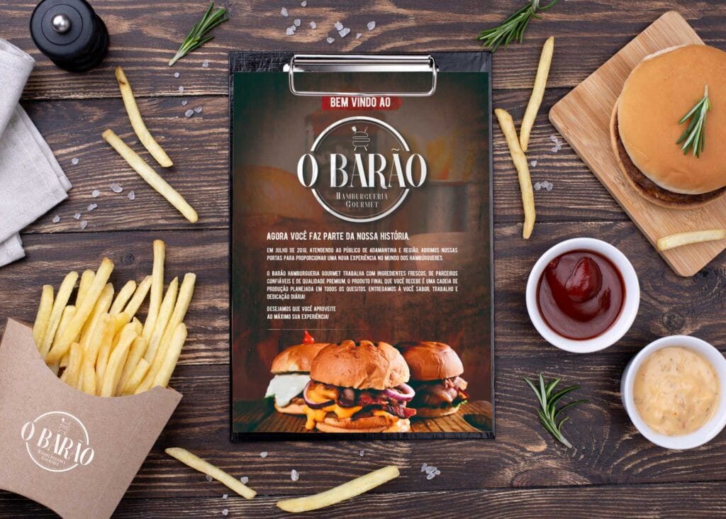 O Barão – Cardápio
