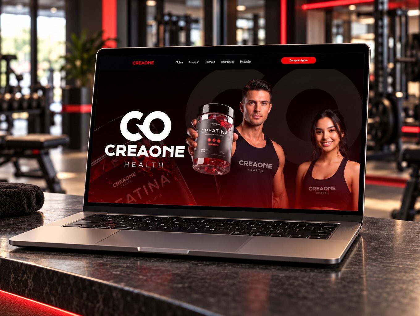 CreaOne Health – Loja Virtual – tela 1