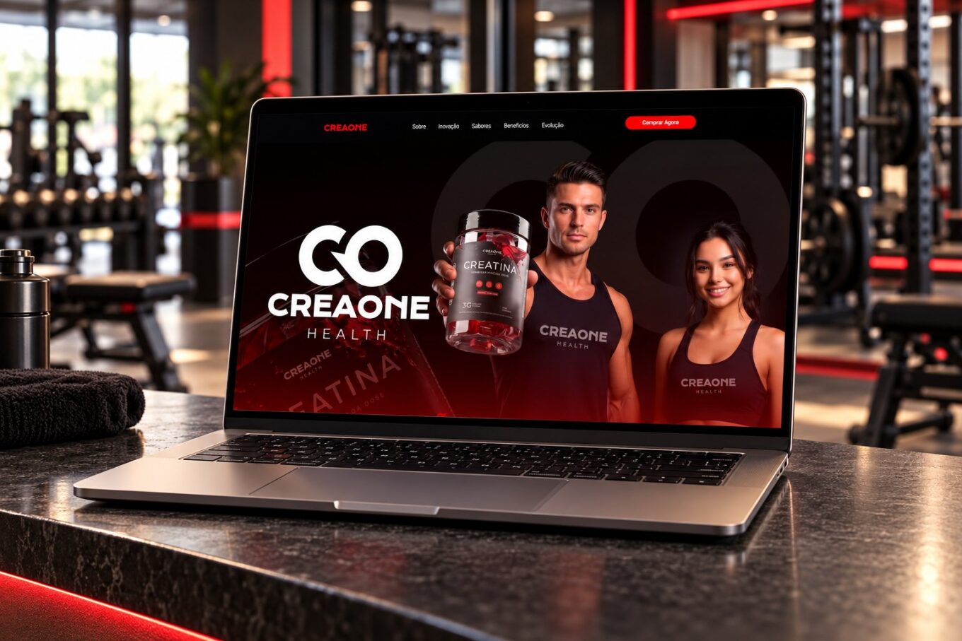 CreaOne Health – Loja Virtual – tela 1