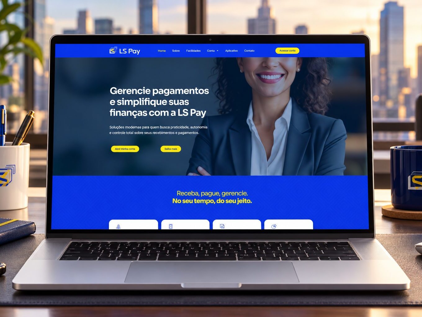 LS Pay – Site Institucional – tela 1