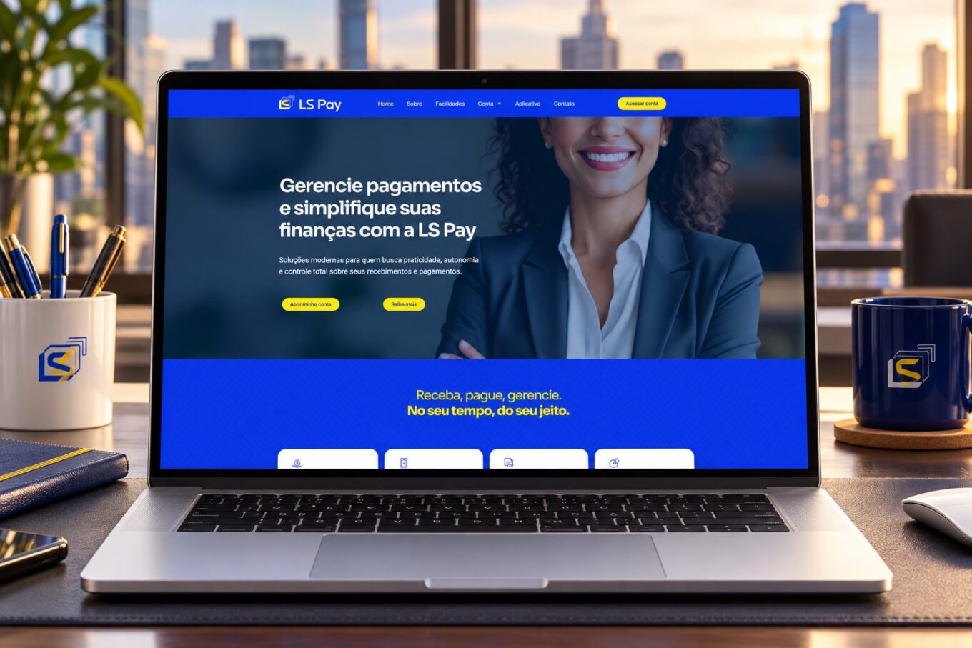 LS Pay – Site Institucional – tela 1