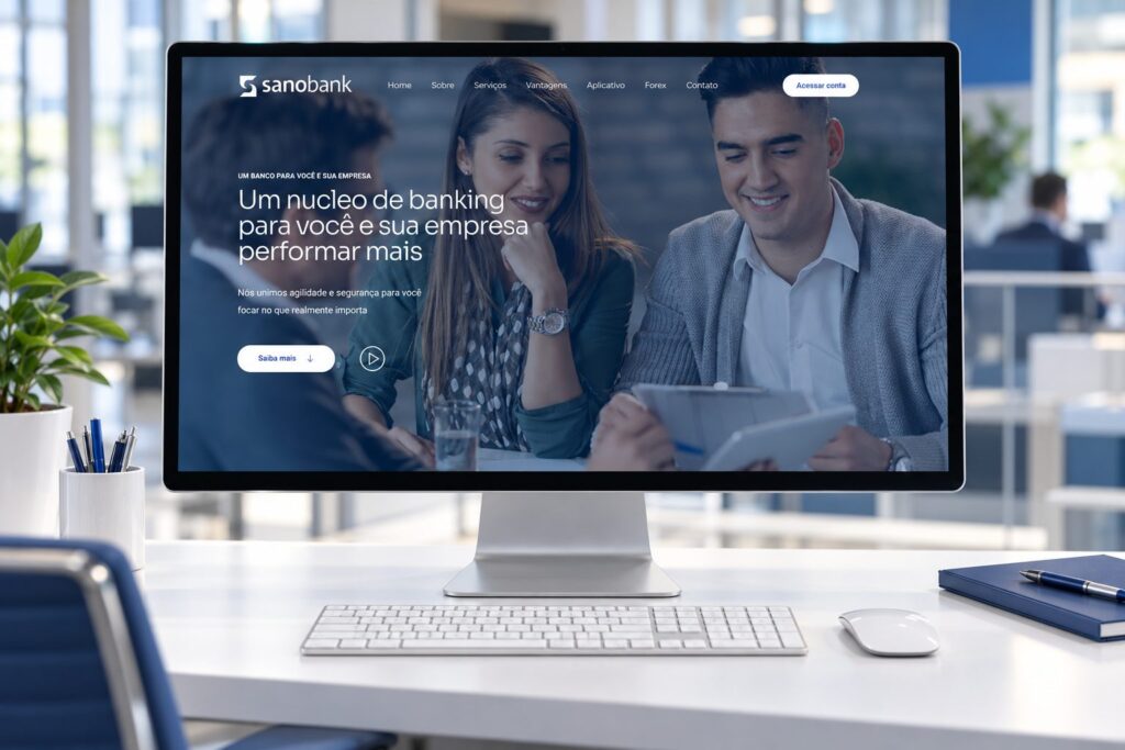 Sano Bank – Banco Digital – tela 1