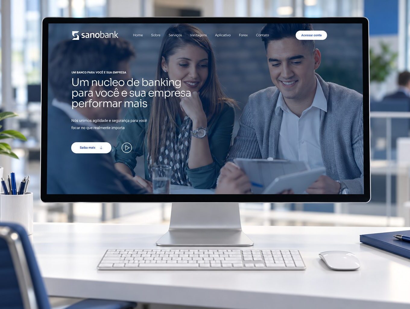 Sano Bank – Banco Digital – tela 1